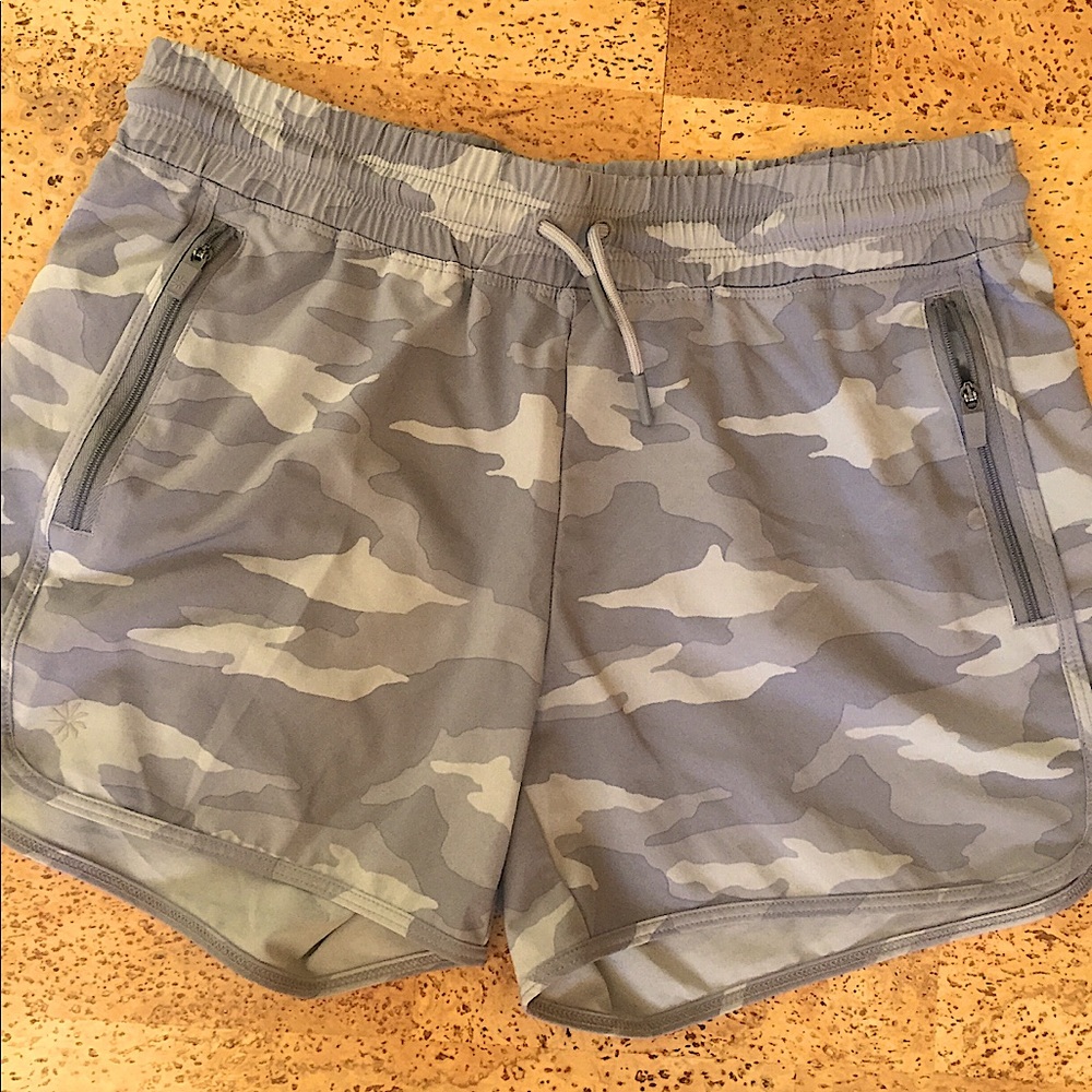 Camo Athleta Girl athletic shorts. Size XXL/16